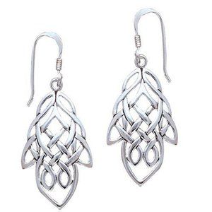 Sterling Silver Celtic Knotwork Earrings